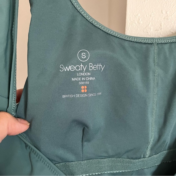NWT Sweatty Betty Tidal Xtra Life Swimsuit Wave Green S - Picture 9 of 14